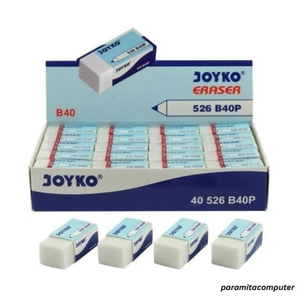 

Penghapus Joyko 526-B40p / Eraser / 1 Box 40 Pcs