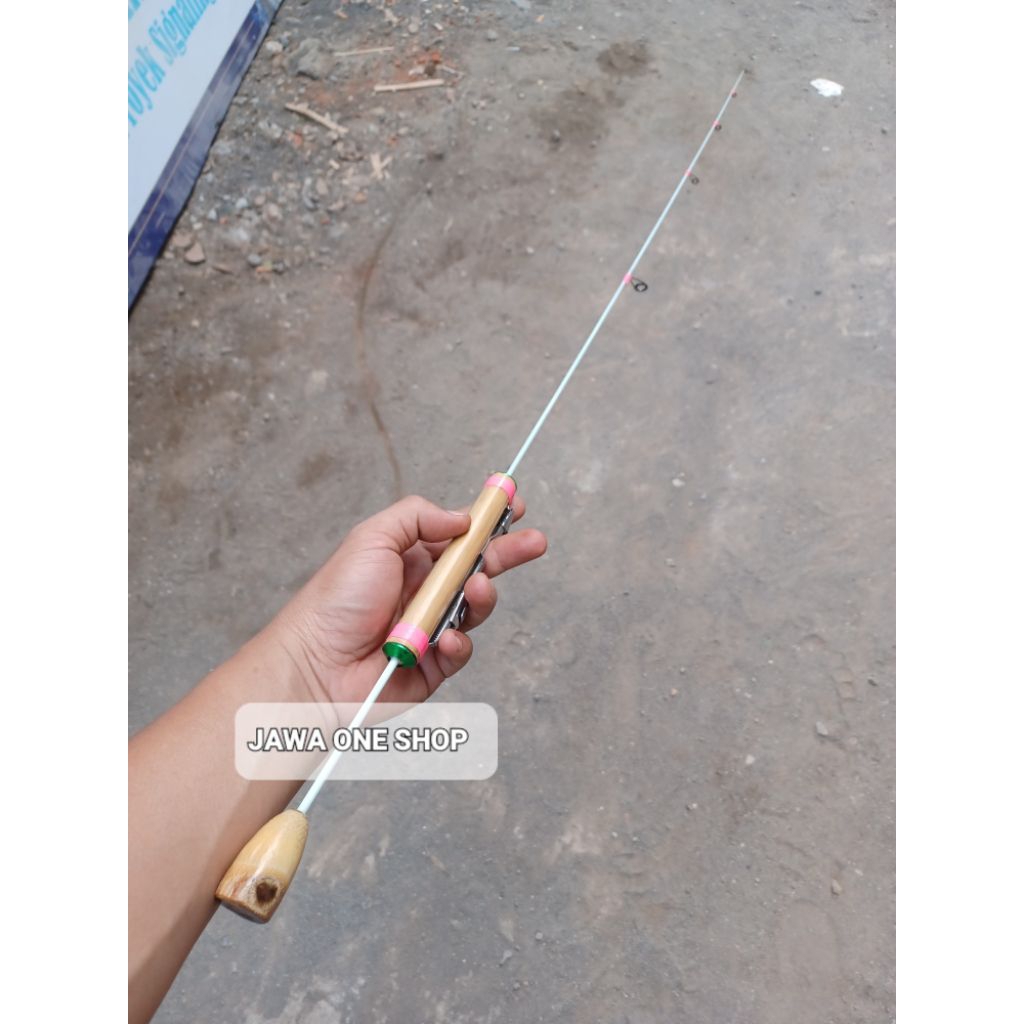 [120cm] Joran Casting clasik Gagang bambu clasik alami