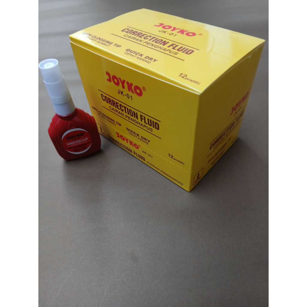 

Tipe X Cair Joyko. 1 Kotak Isi 12 Pcs.