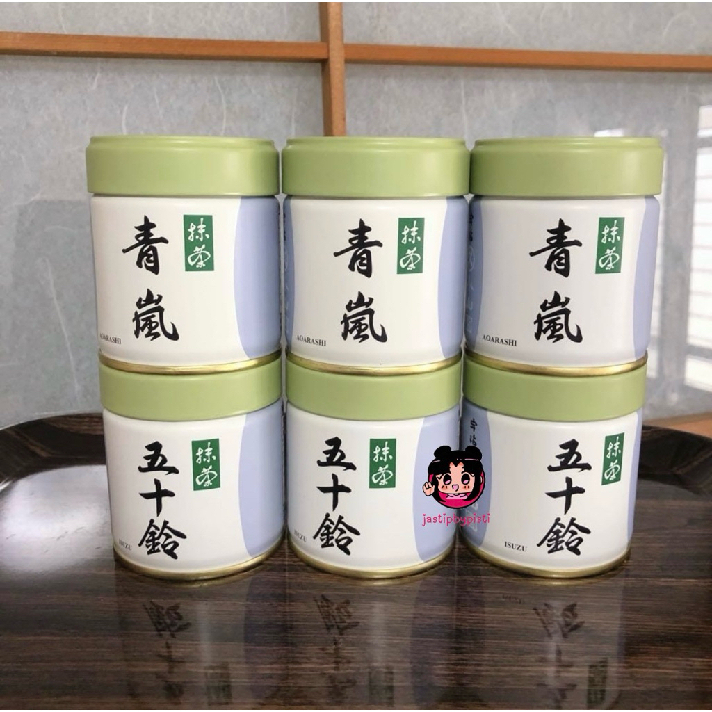 

READYSTOCK MARUKYU KOYAMAEN MATCHA CAN (Isuzu 40gr, Aoarashi 40gr, Yugen 40gr) - Matcha Original Jepang