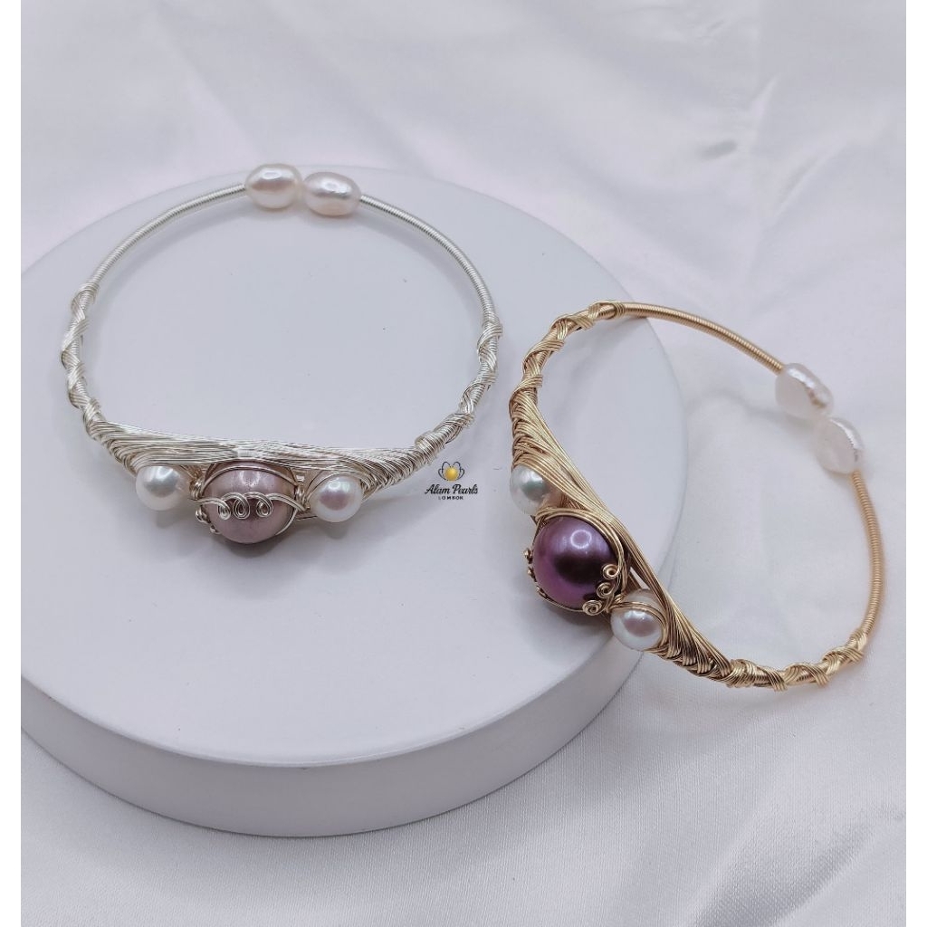 gelang Bangle mutiara tawar