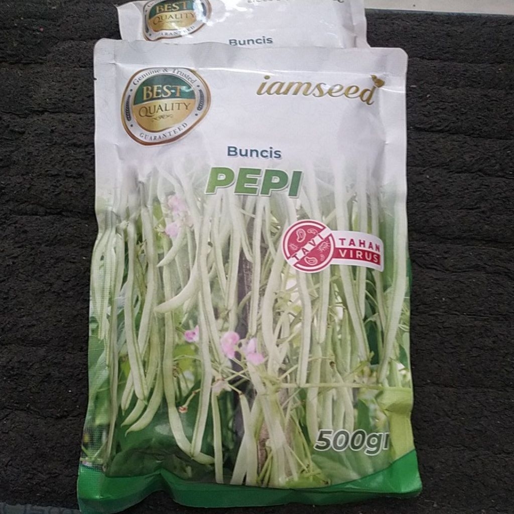 

Buncis pepi 500gr benih buncis PEPI 500grm