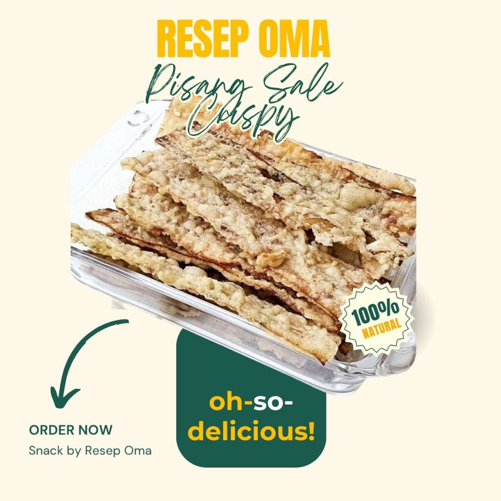 

RESEP OMA - PISANG SALE CRISPY / SNACK / CEMILAN / MAKANAN RINGAN / GURIH / MANIS / LEZAT
