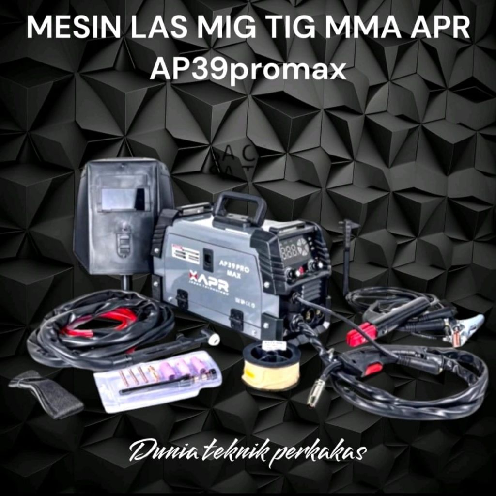 MESIN LAS APR AP39 PROMAX MIG TIG MMA 160A 900WATT