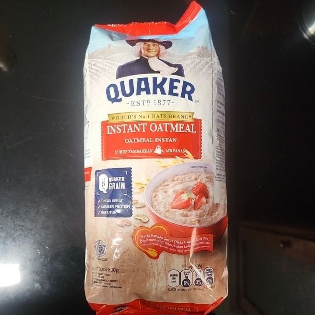 

Quaker instant oatmeal 800g
