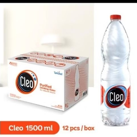 

Cleo Air Minum 1.5 liter perkarton isi 12 Botol