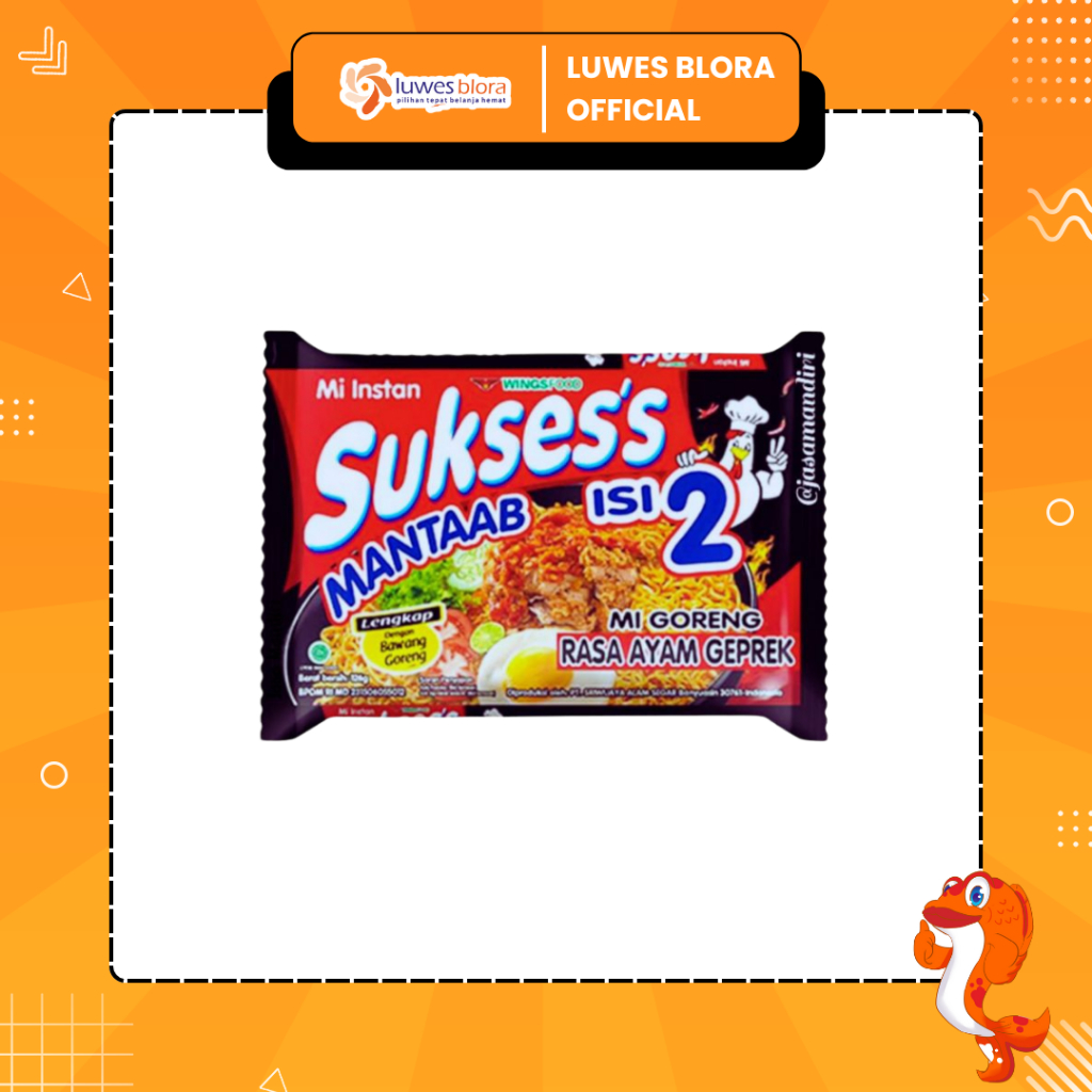 

Mie Sukses Isi 2 Mie Goreng Rasa Ayam Geprek 126g