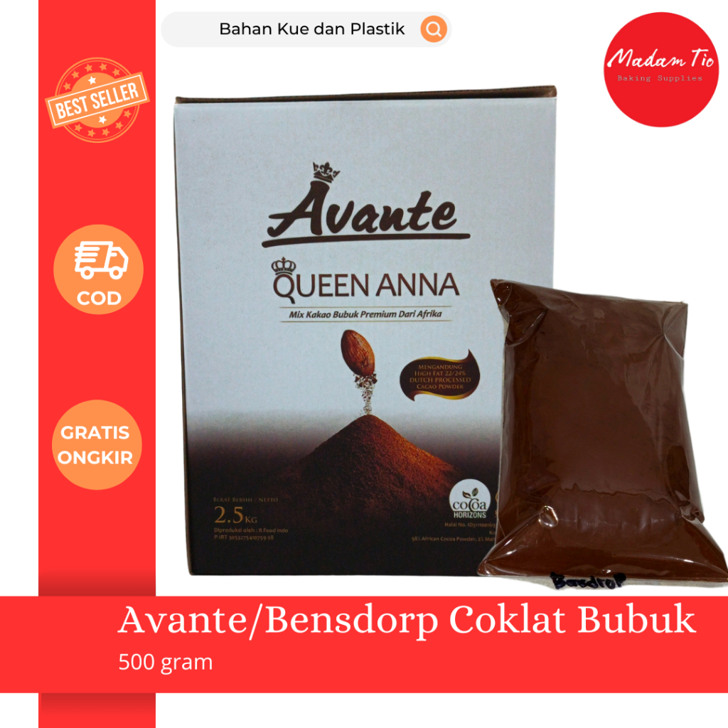 

Anante/Bensdorp Coklat Bubuk 500gram 1pcs