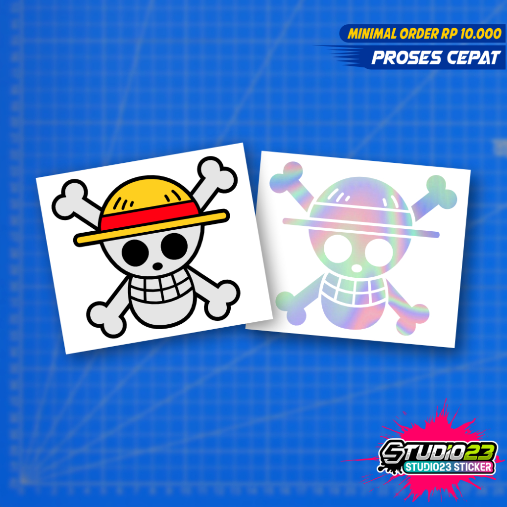

Stiker Logo ONE PIECE Cutting stiker