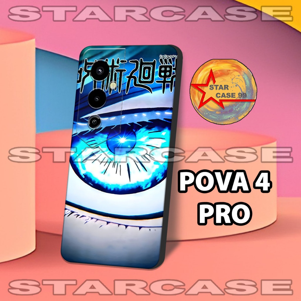 Softcase karet tecno pova 4 pro/S41/Motif anime/casing tecno pova 4 pro/case hp tecno pova 4 pro