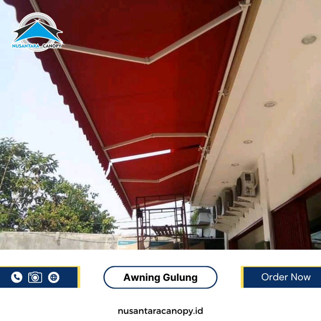 Spesalis Canopy Buka Tutup Elektrik dan Engkol Manual Bergaransi - Kanopi Lipat Buka Tutup Portable