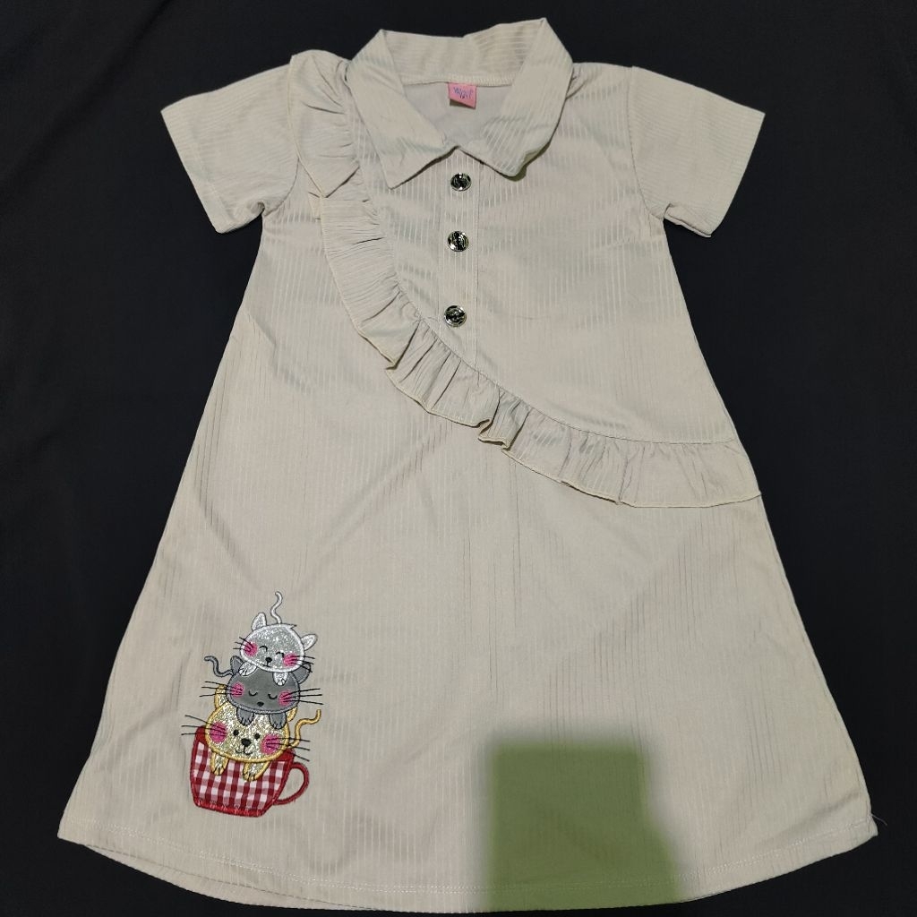 (NEW) Eks Kado Dress Anak 5-7 tahun Miss Mini Gaun Anak Daster Anak Bekas Murah (Jember)