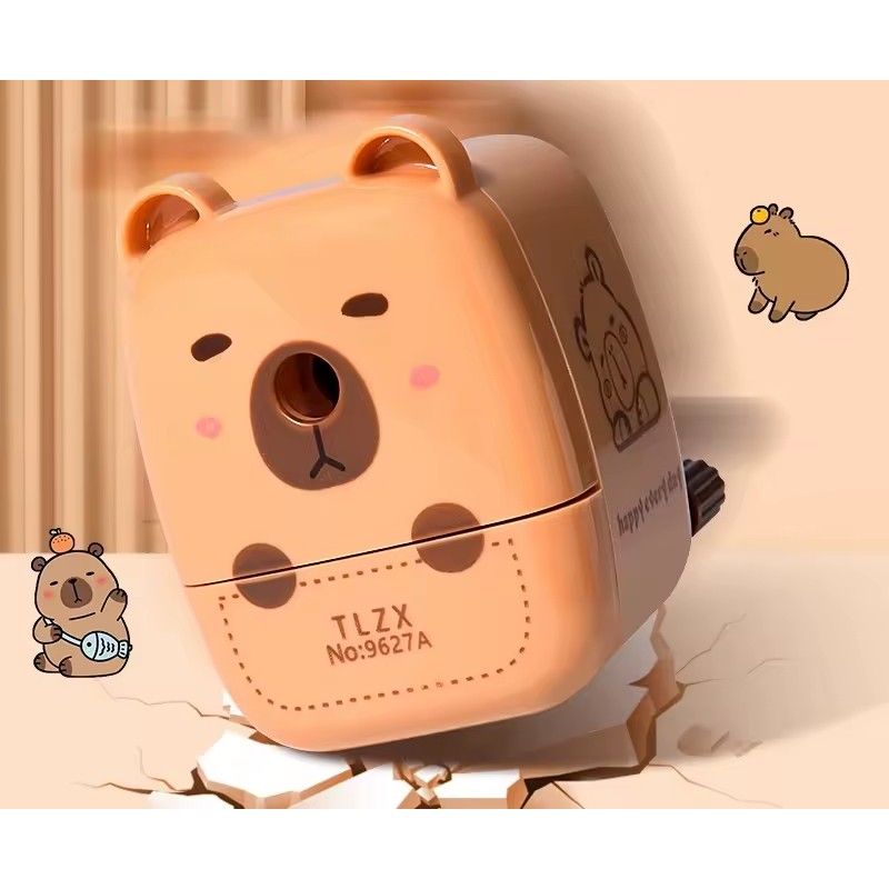 PERAUT PENSIL MEJA PUTAR CUTE SHARPENER RAUTAN PENSIL SERUTAN PENSIL