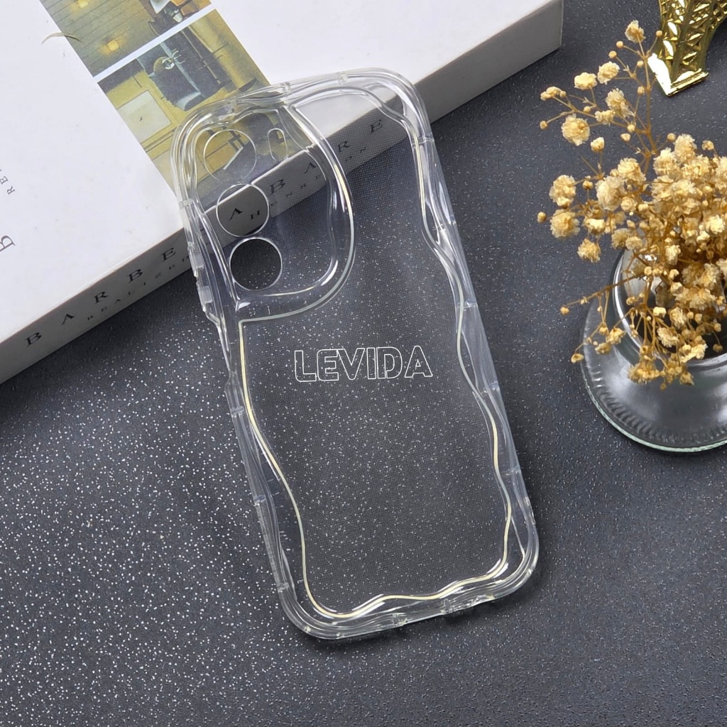 Softcase Silikon Bening Melting Case Gelombang Realme C71 Realme P3 Lite