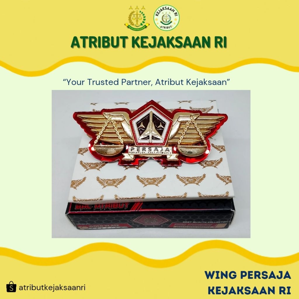 ATRIBUT KEJAKSAAN RI - WING PERSAJA KEJAKSAAN RI