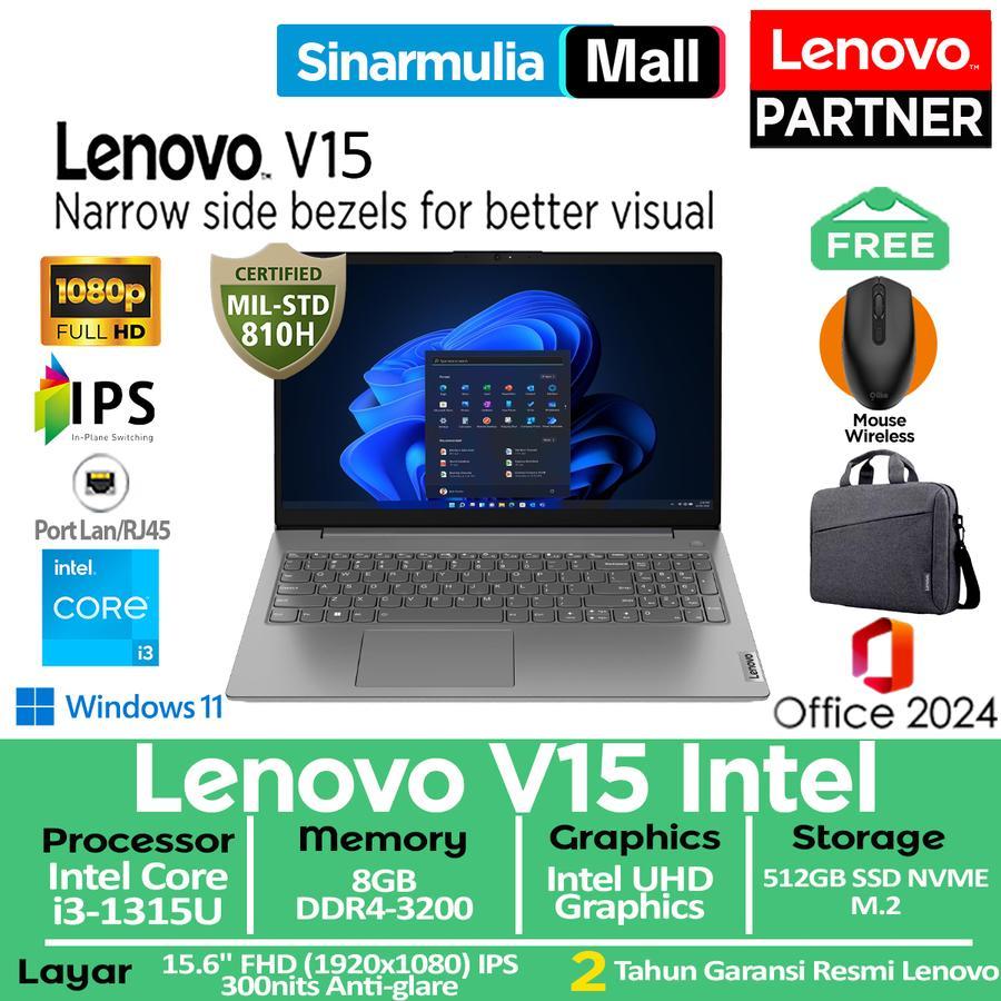 Lenovo V15 i3-1315U 512GB SSD 8GB IPS Win11+OHS