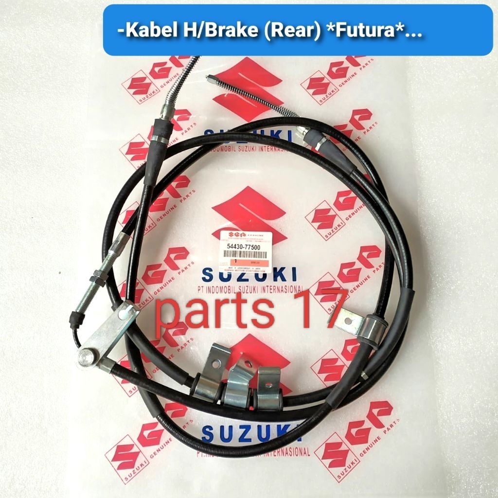 KABEL HAND BRAKE KABEL REM TANGAN BELAKANG SUZUKI FUTURA ASLI ORIGINAL 54430-77500
