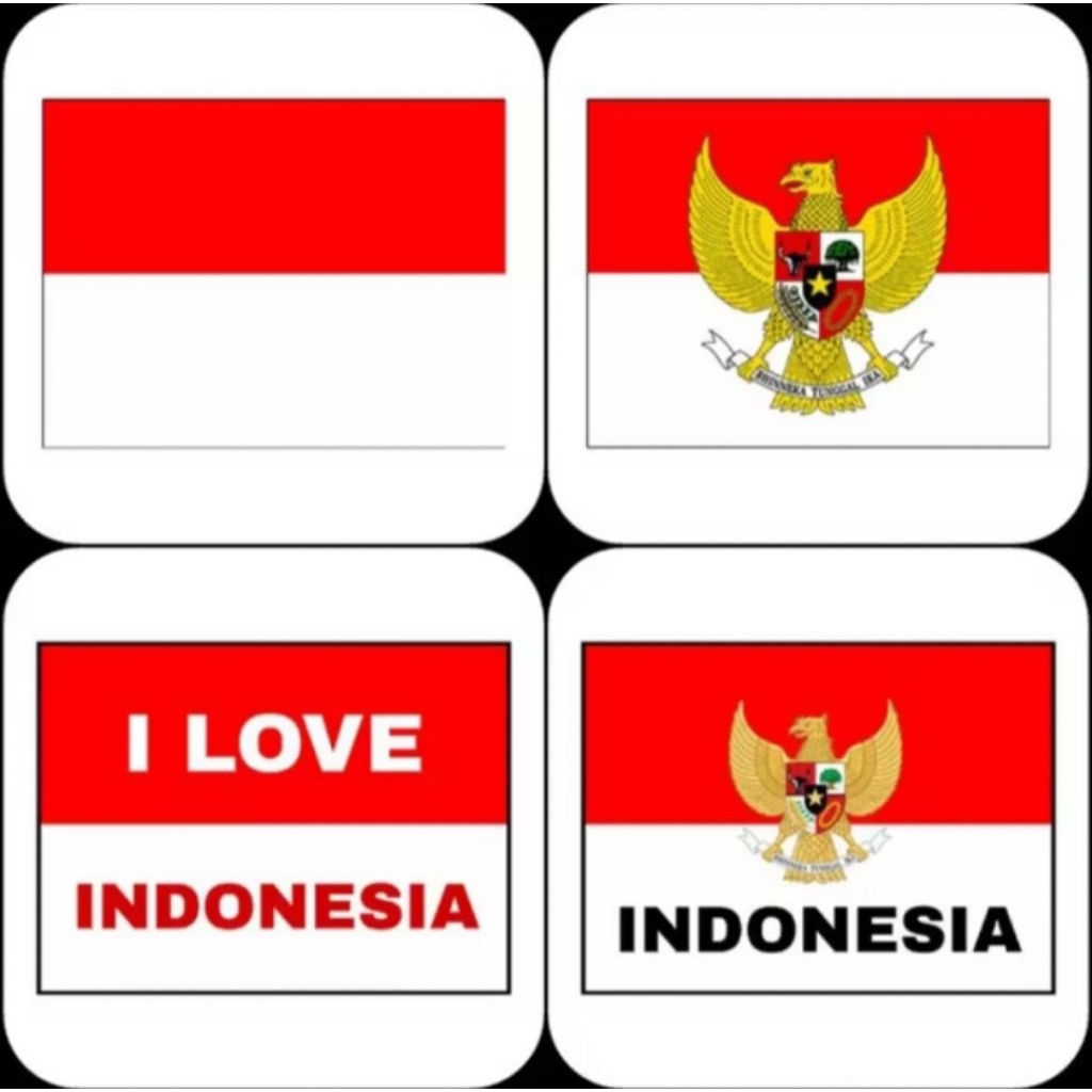 

Sticker Bendera Merah Putih/Stiker Bendera Indonesia/Aksesoris Perayaan Kemerdekaan RI