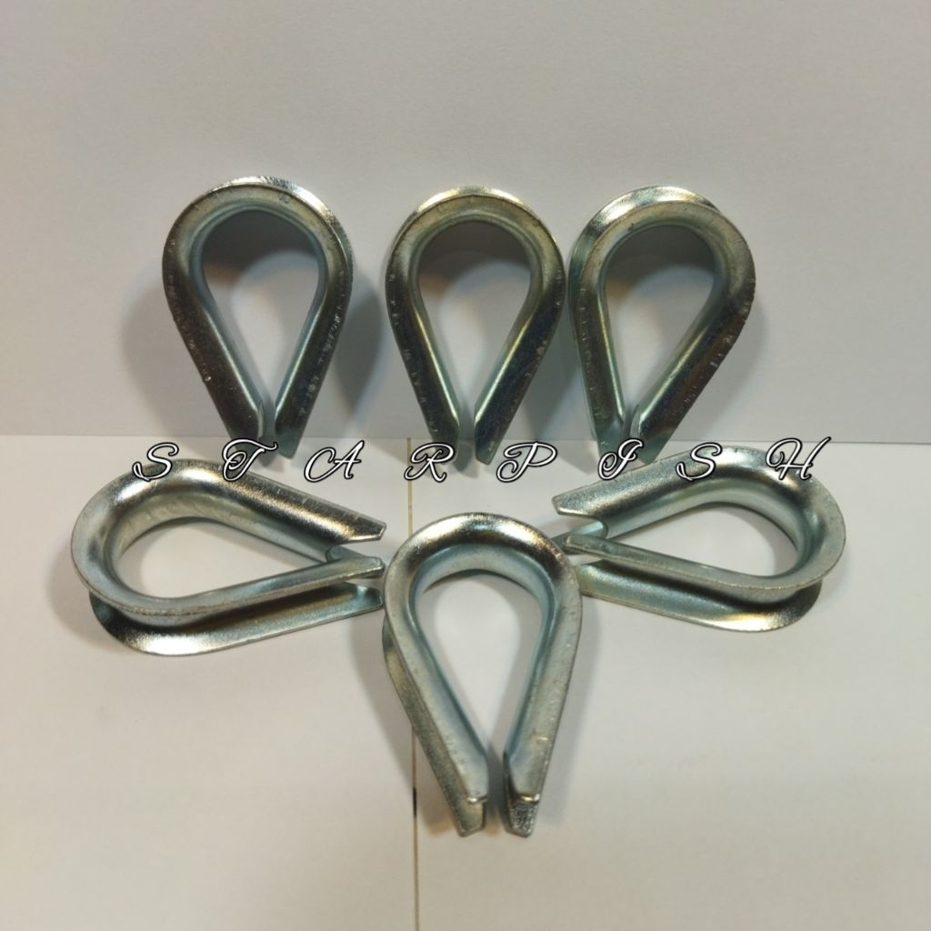 Thimble Seling 6 8 9 10 12 MM Seling Bidal Oval Penjepit Ujuang Seling