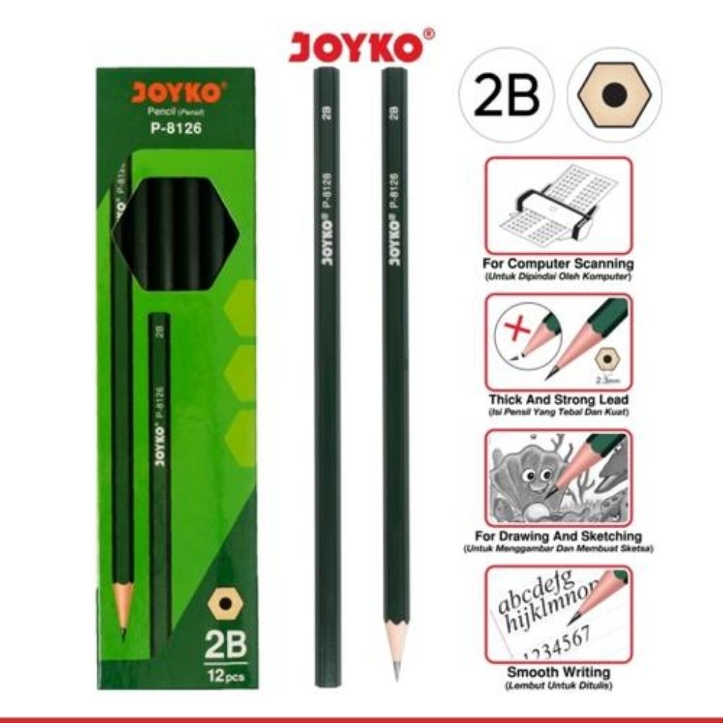 

PENSIL JOYKO P-8126 / PENSIL 2B JOYKO