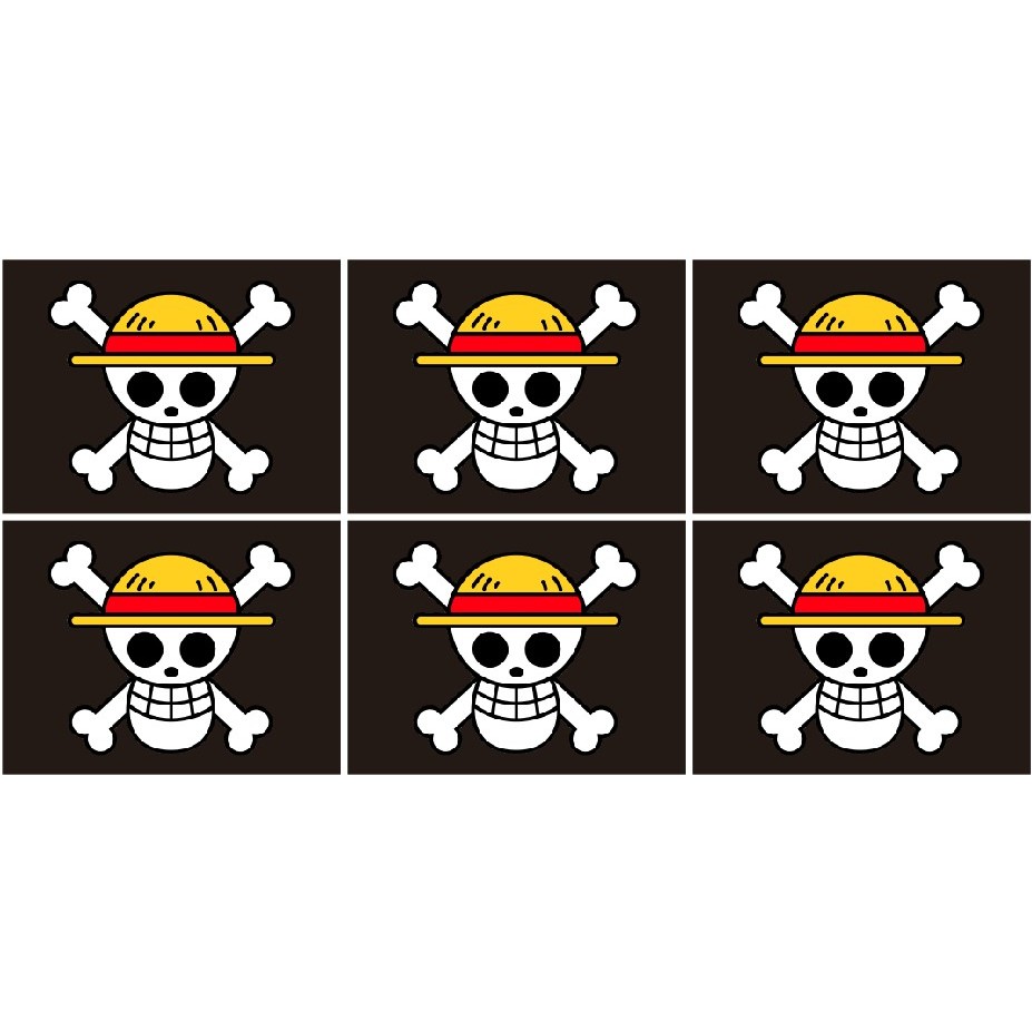 

Stiker Bendera One Piece Uk, 4x3cm