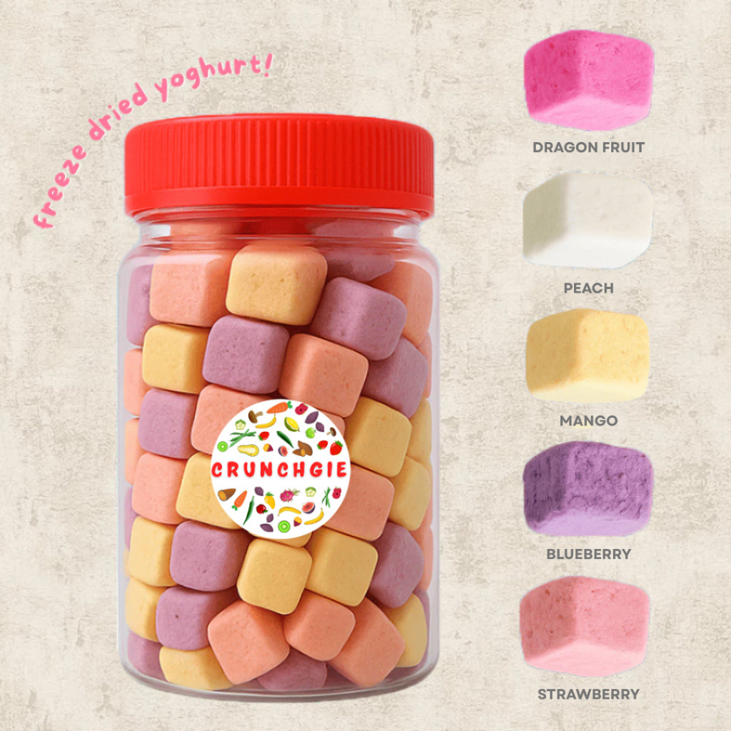 

Cemilan Yogurt Kering Renyah Tanpa Gula | Crispy Yogurt Freeze Dried | Freeze Dried Yoghurt Cube | Snack Yogurt Beku Kering | Cemilan Sehat