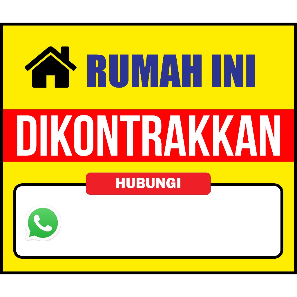 SPANDUK DIJUAL DISEWAKAN DIKONTRAKKAN
