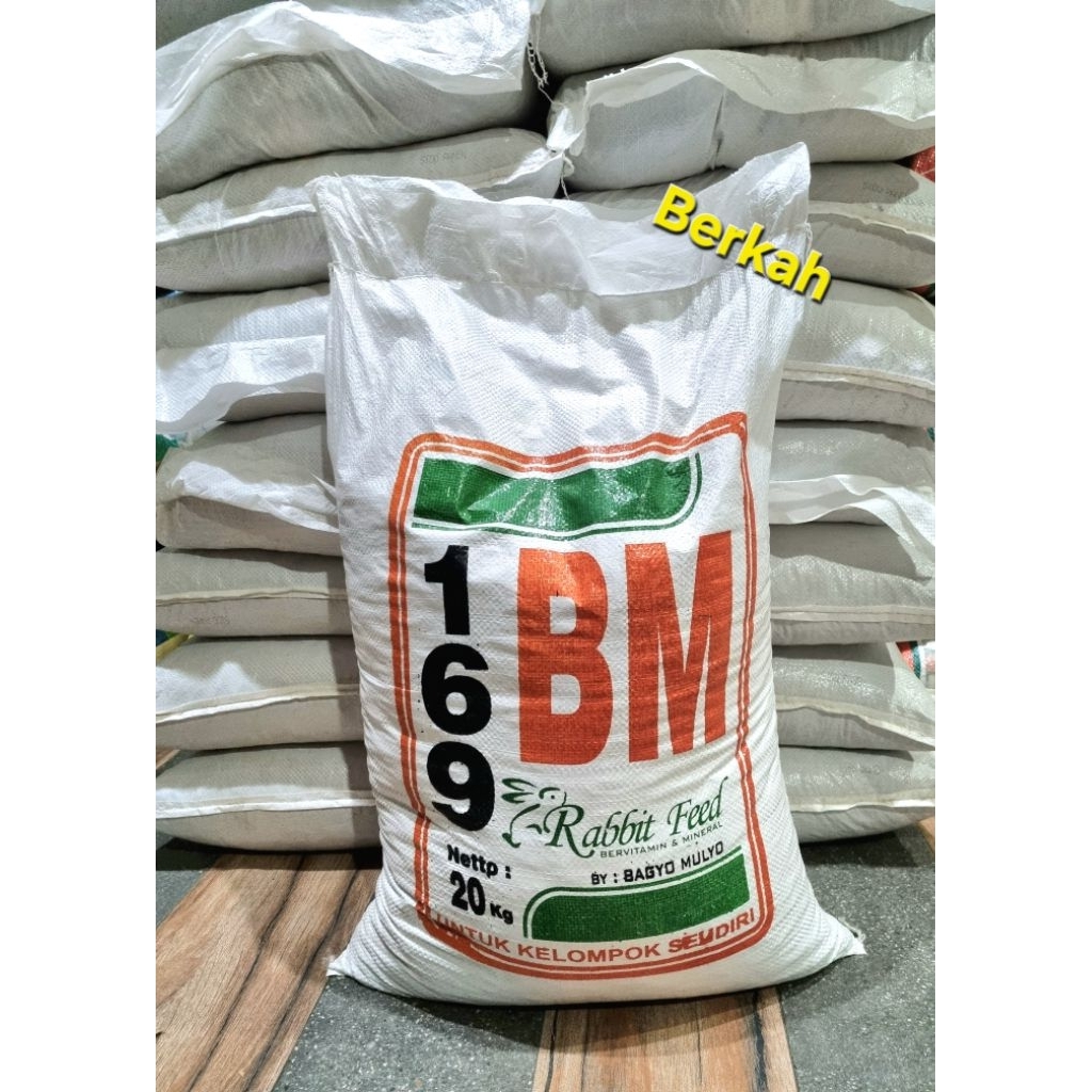 PAKAN KELINCI BM 169 RABBIT Feed 20kg.