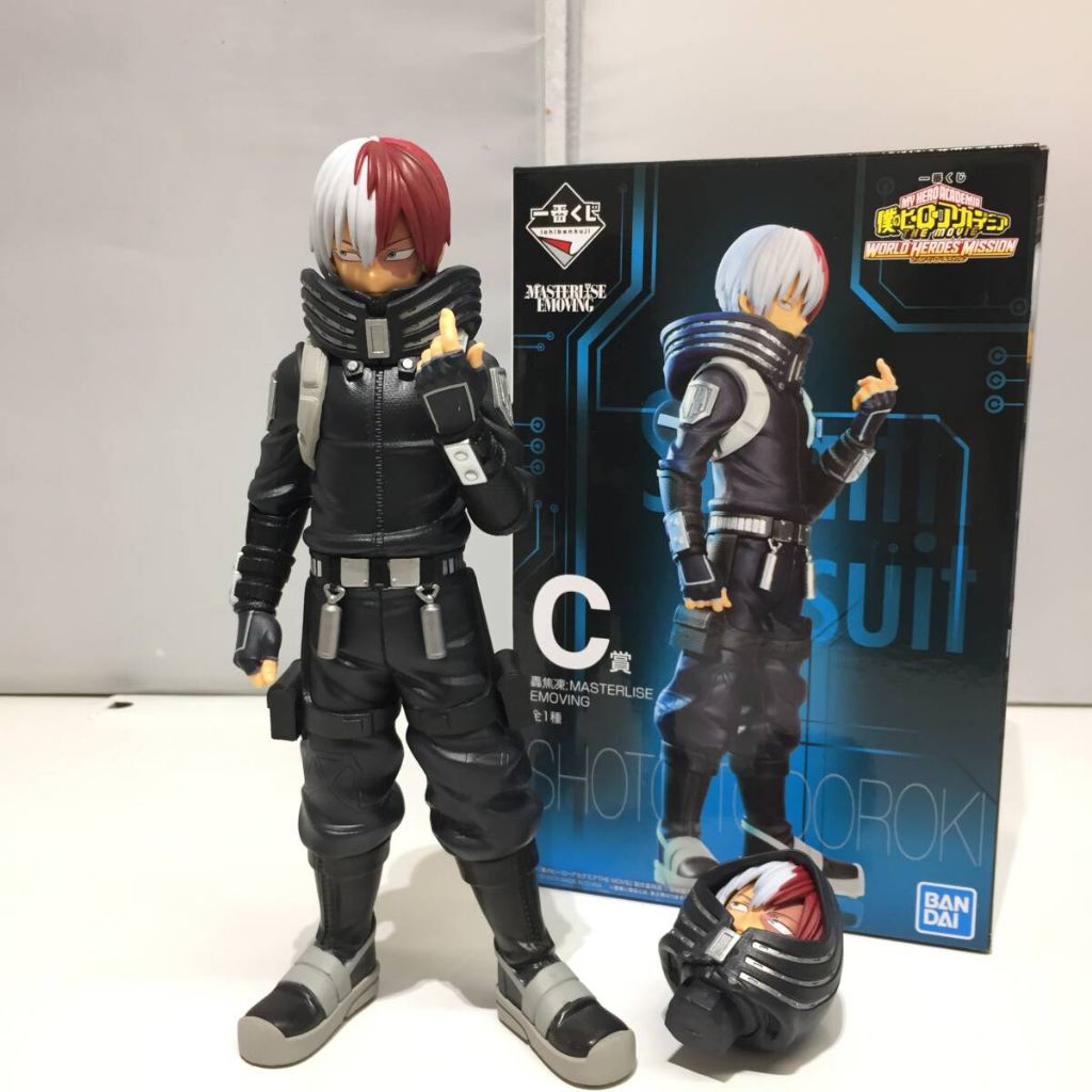 Ichiban Kuji Todoroki Shoto Masterlise Emoving Figure My Hero Academia Movie World Heroes Mission Mi