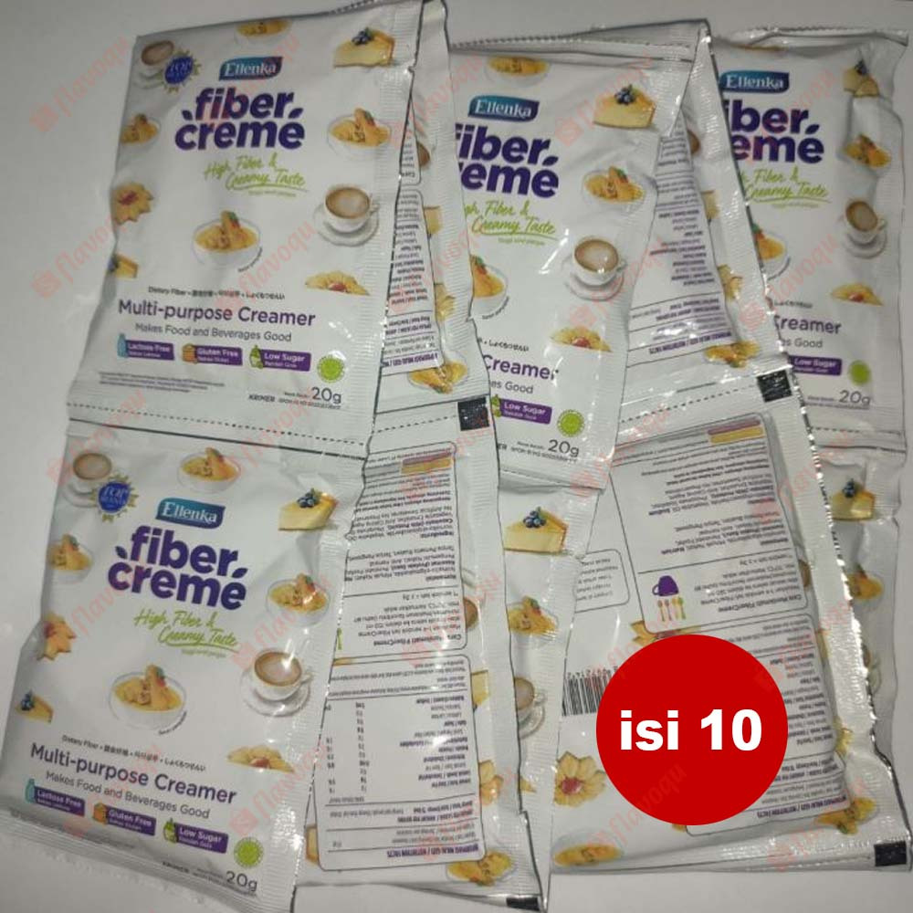 

Ellenka Fiber Creme 10x20gram Multi-purpose Creamer Krimer Serbaguna Renceng