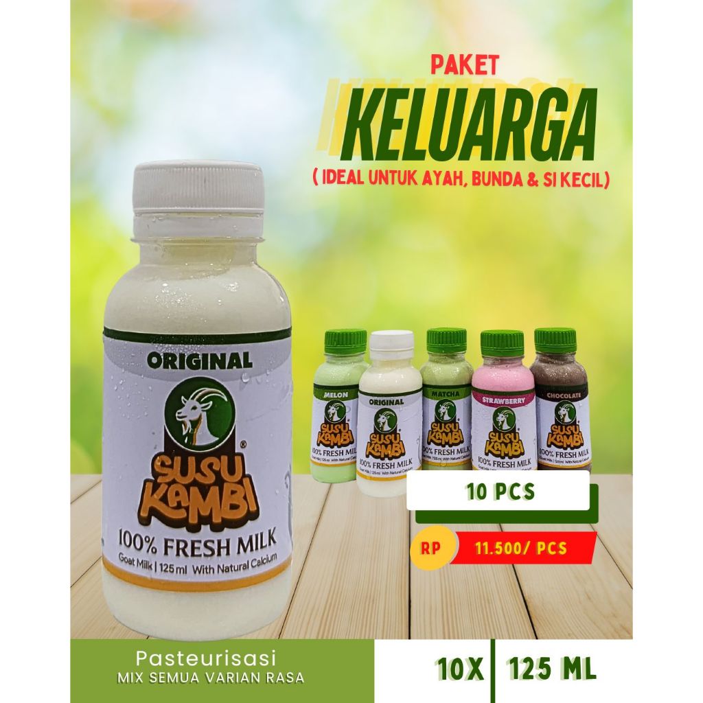 

Paket Keluarga Mix Varian Rasa Isi 10 Botol