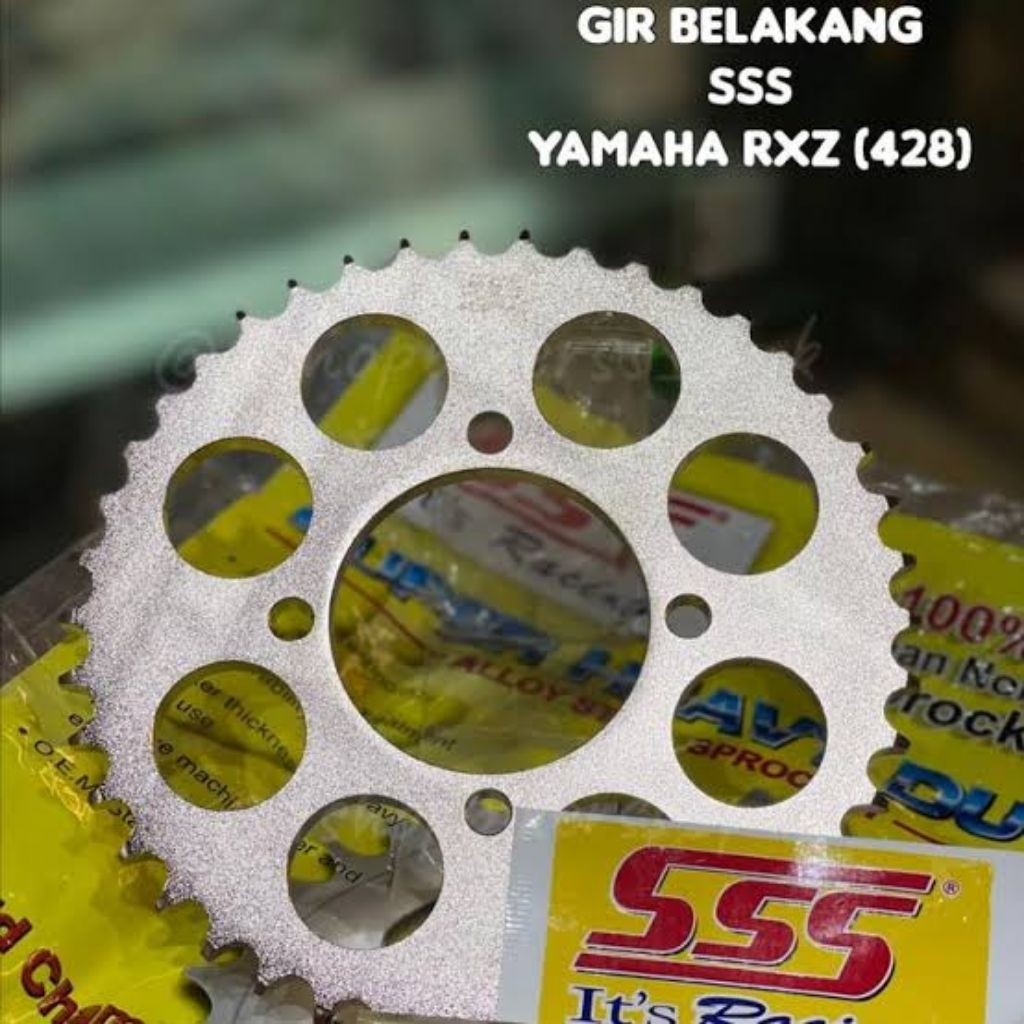 Gir Belakang SSS Original Motor Yamaha Rxz Vega R Rx king Jupiter Z Cripton Fizr Tipe 428 415 Ukuran