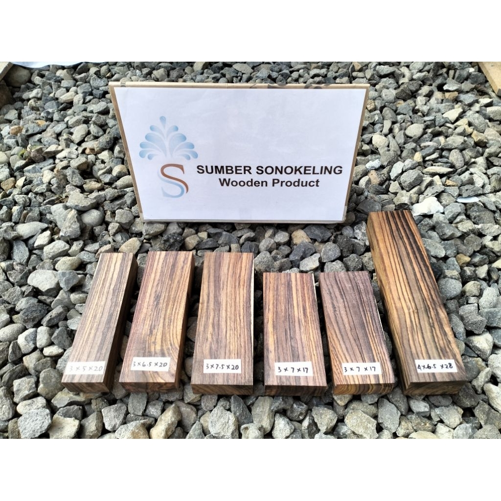 Kayu SONOKELING Serat Lurus Akar