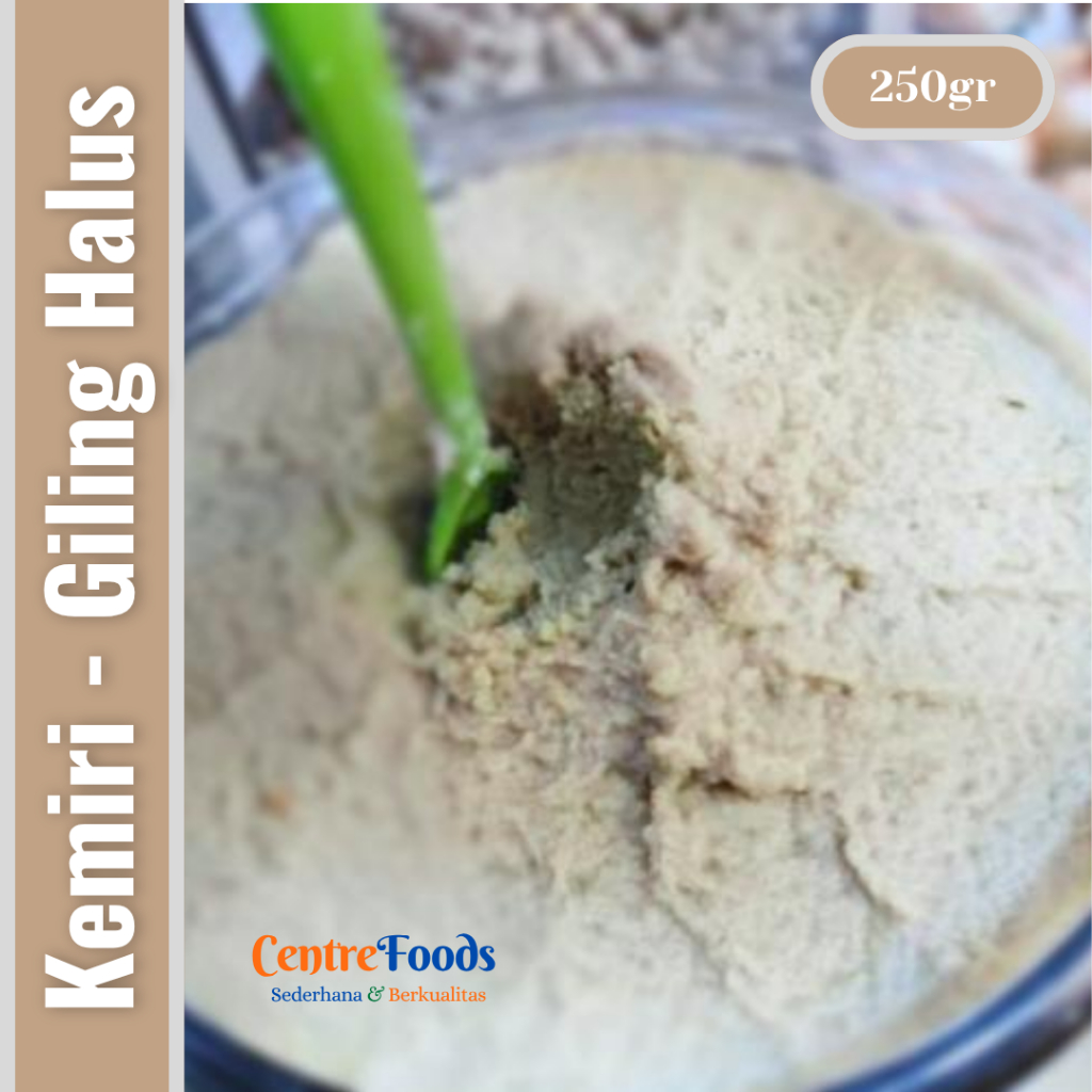 

Kemiri Giling Halus - Kemiri Halus Tradisional Bumbu Basah Fresh | 250gr [ Harga Per BKS ]