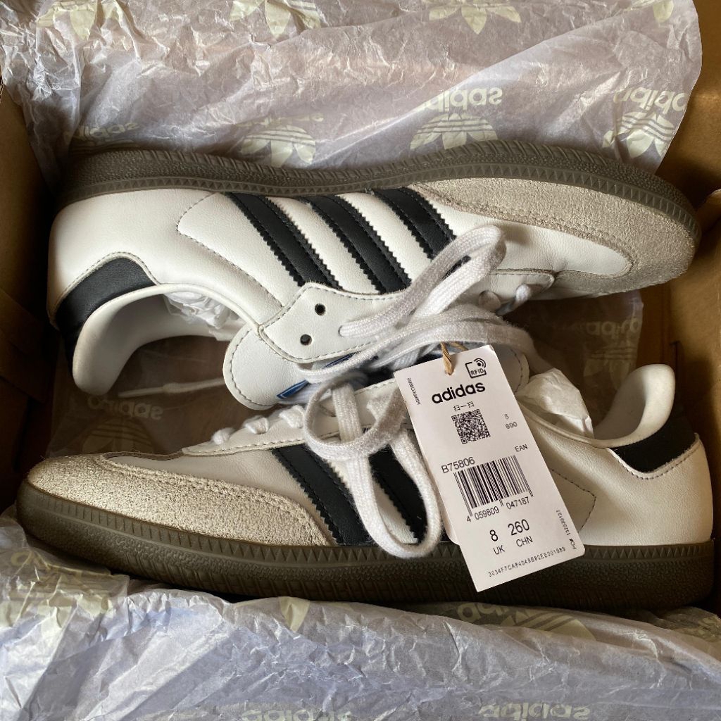 Sepatu Adidas Samba OG White original preloved second sneakers