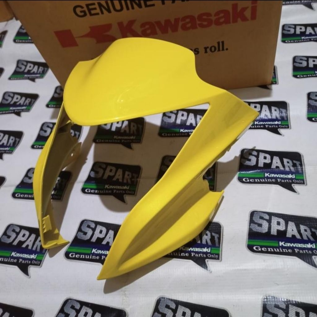 batok totok lampu depan cover headlamp depan kawasaki er6 er 6n er6n kuning original