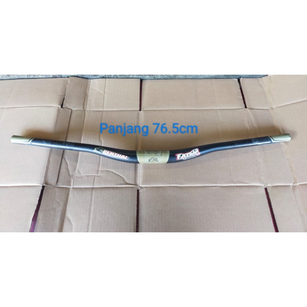 Hendle Bar Renthal Carbon Clam 35 Panjang 76.5 Stang Sepeda MTB