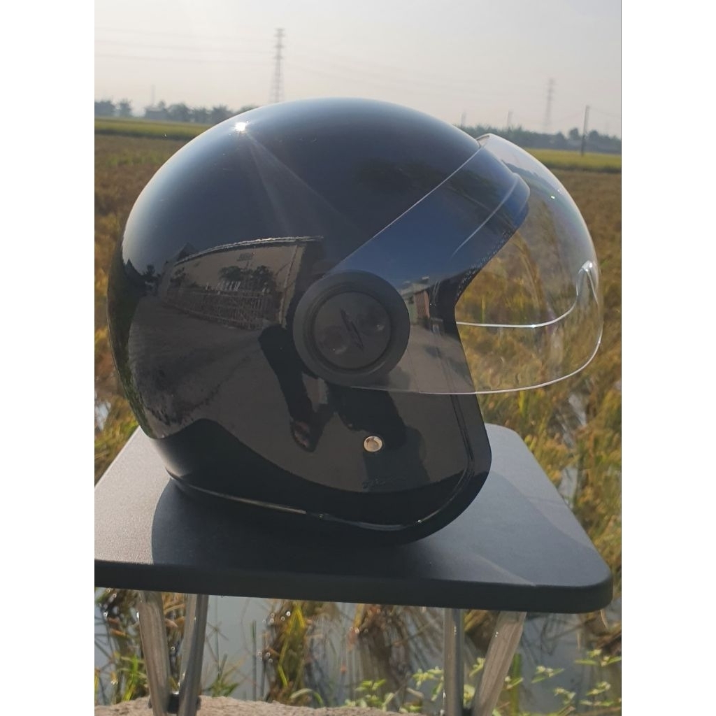 helm new scoopy hitam