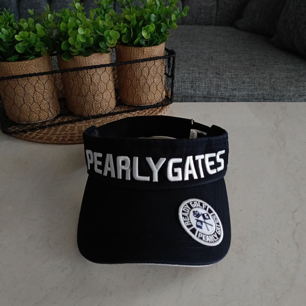 PEARLY GATES Topi visor golf Topi olahraga Golf  aksesoris olahraga golf, olahraga senam, olahraga g