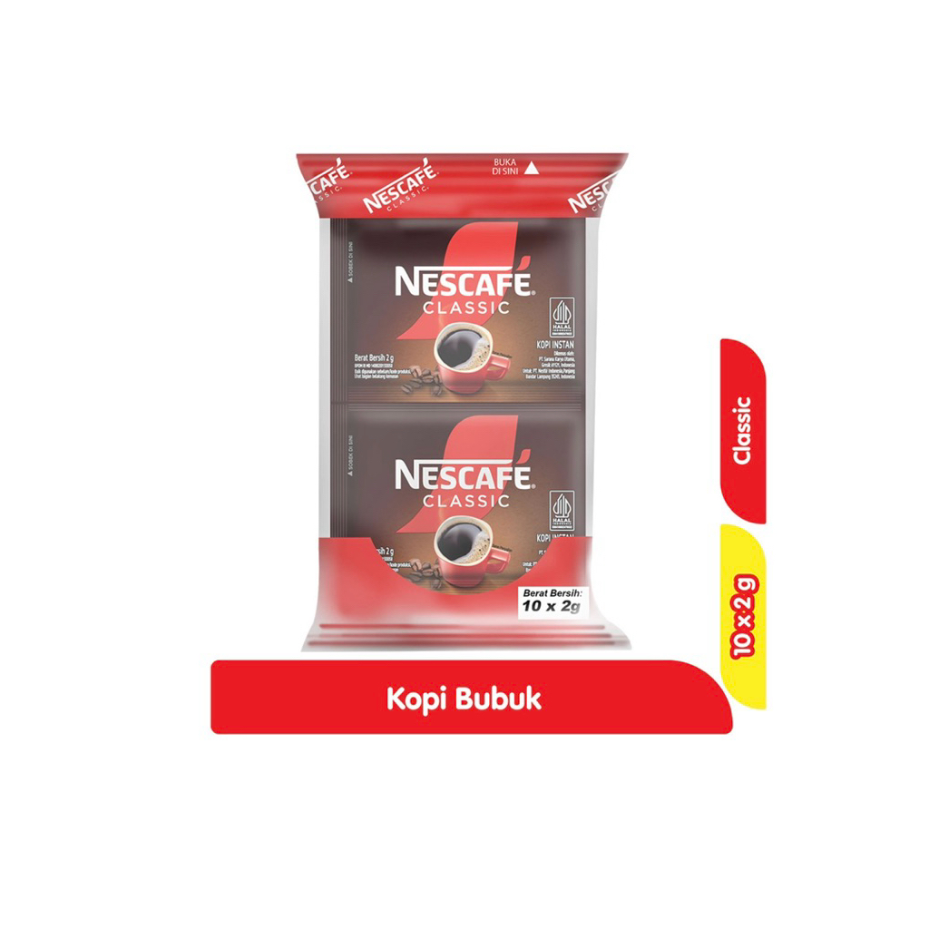 

NESCAFE KOPI KLASIK SACHET 10 X 2 gram