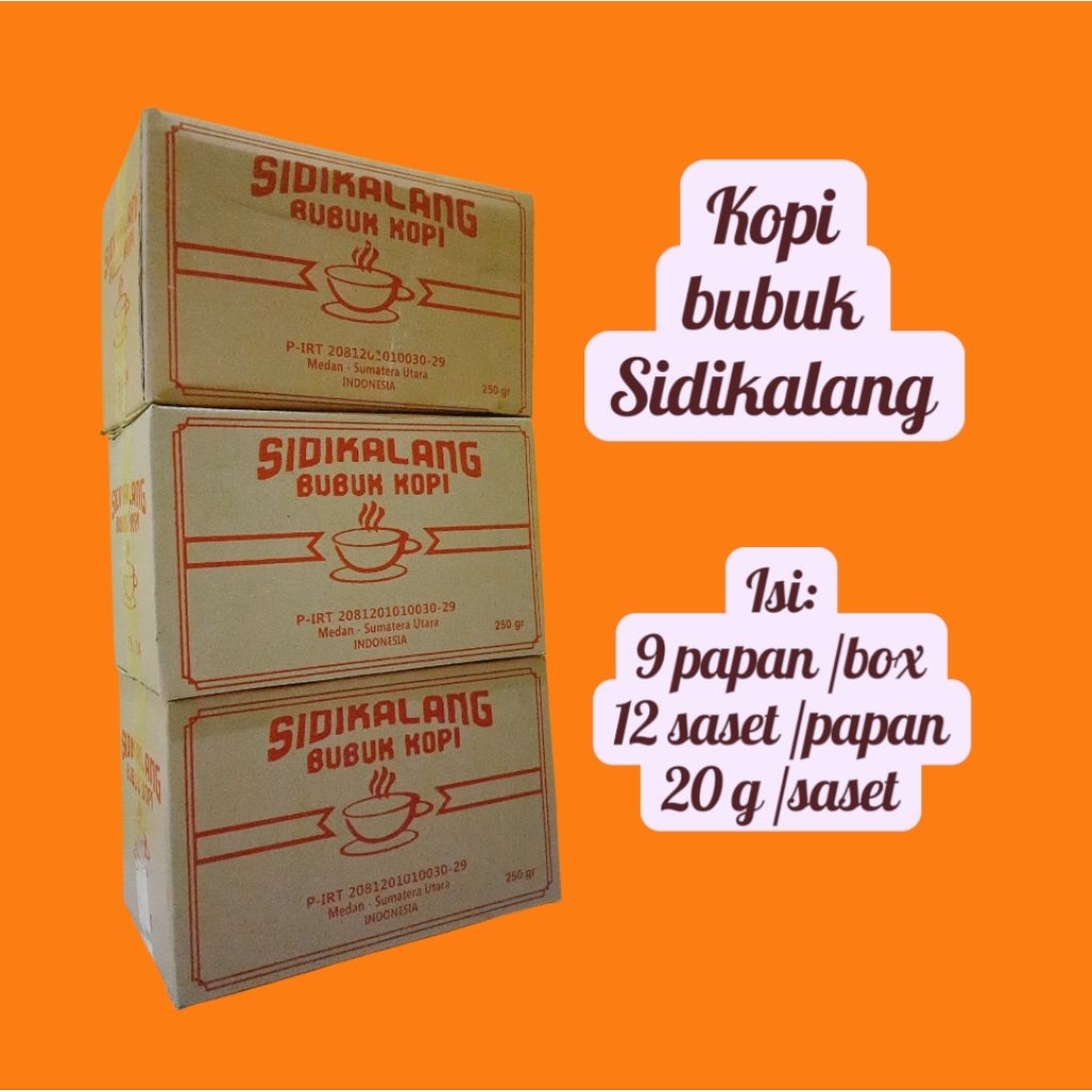 

Kopi hitam bubuk khas kopi sumatera jual per box