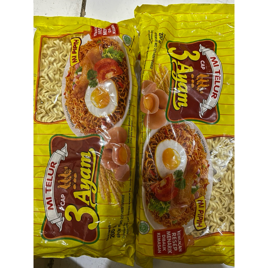 

MIE TELUR 3 AYAM 200gr