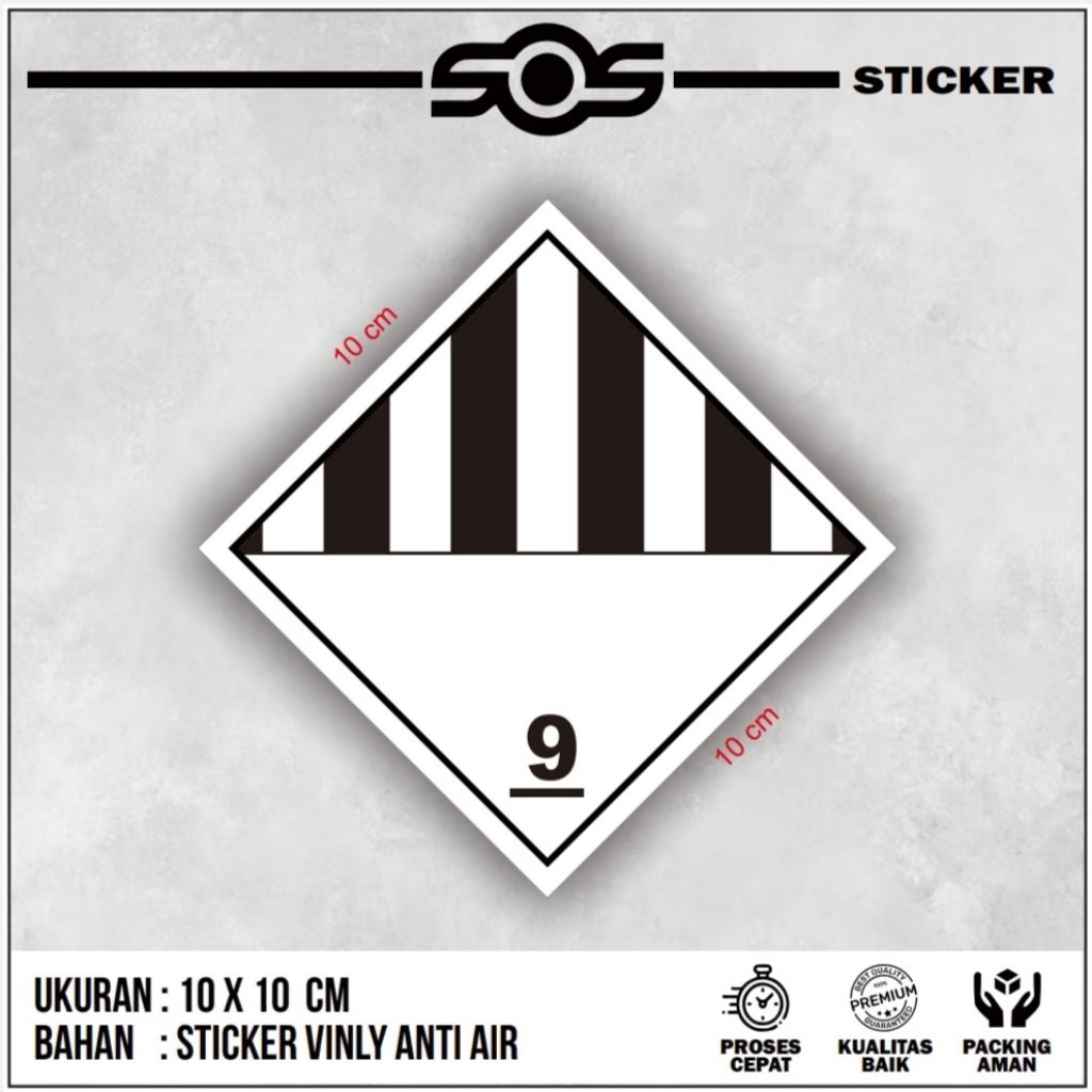 

STICKER SIGN / STICKER TANDA + STICKER LABEL PERINGATAN B3 MISCELLANEOUS + STICKER LABEL + STICKER PERINGATAN