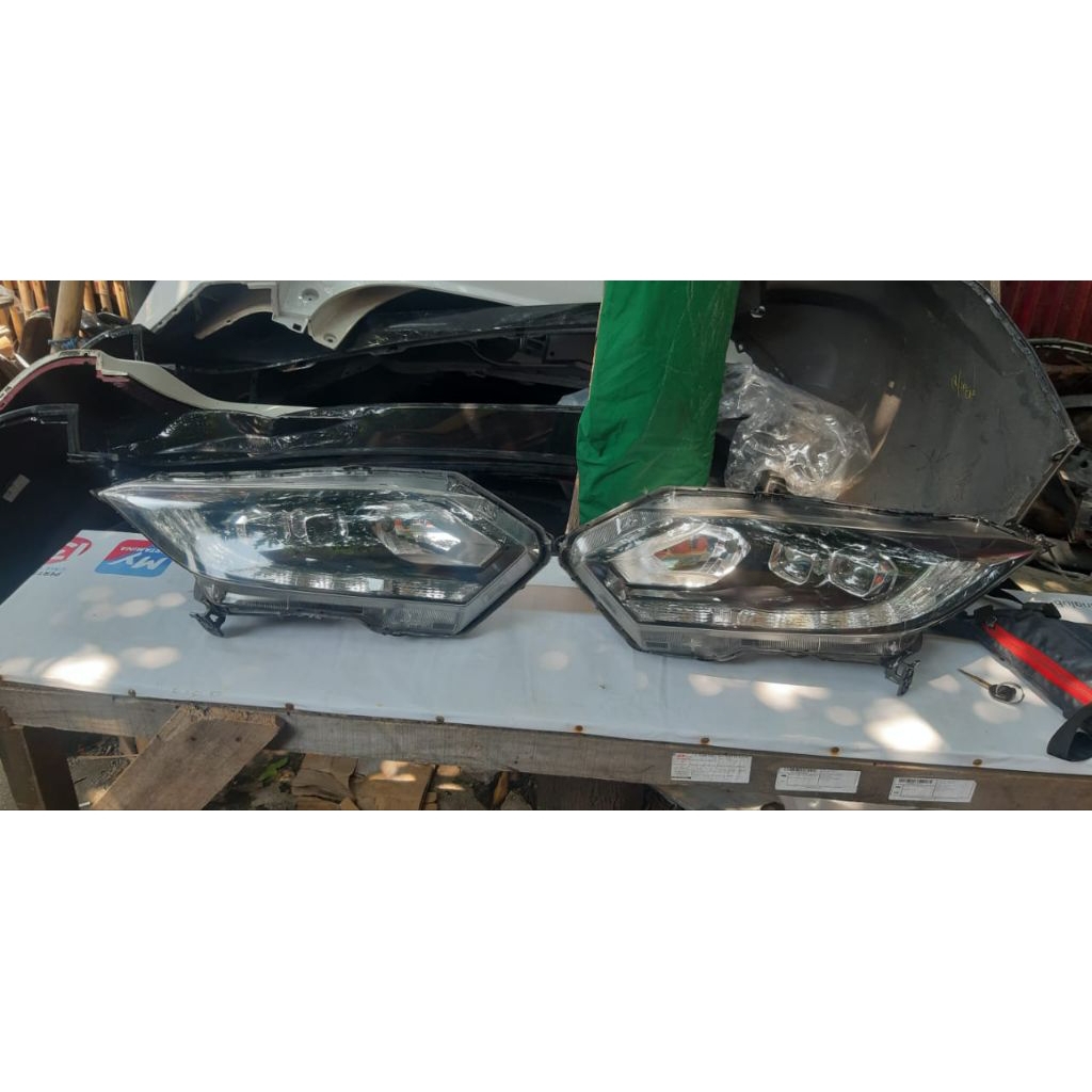 headlamp honda hrv prestige lensa original satuan 2017 lampu utama