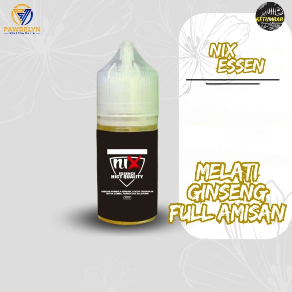 Ketumbar Attractant - Nix Essen Ikan Babon/Indukan/Essen Aroma Melati Ginseng/Essen Ikan Mas/Ikan Ni