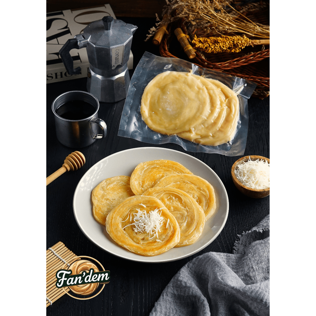 

Roti Maryam / Roti Canai / Roti Cane Frozen Rasa Keju Isi 5 Pcs