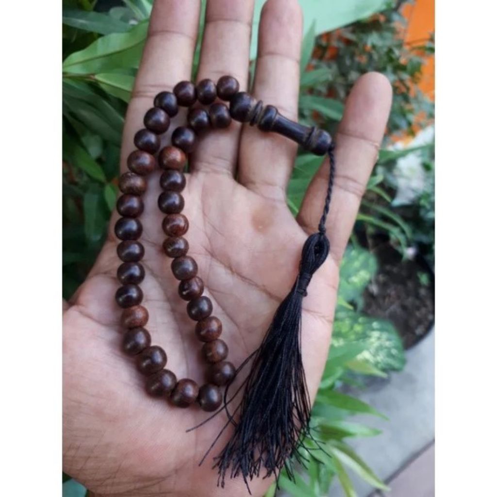 tasbih kayu stigi 8 mm 33 butir