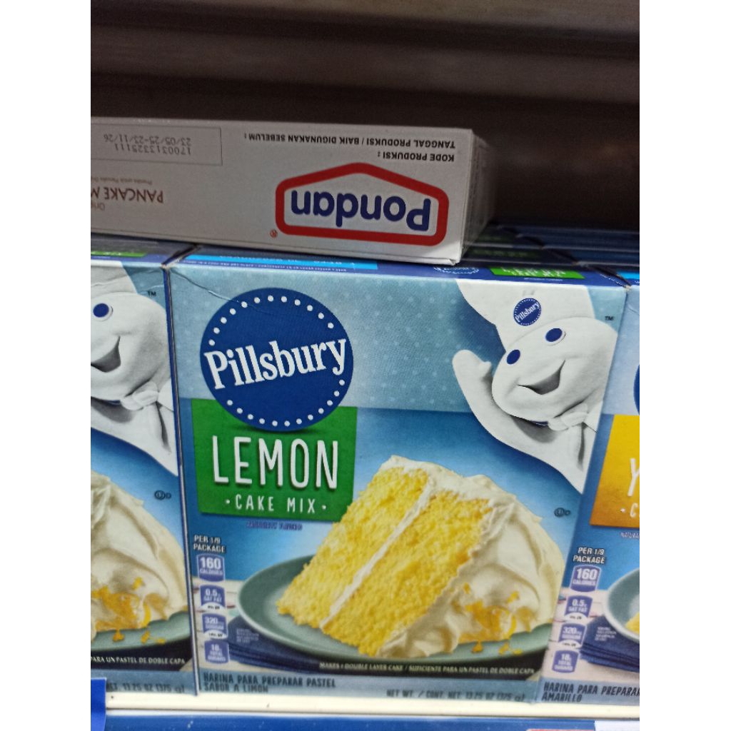 

pillsbury lemon cake mix 375gr