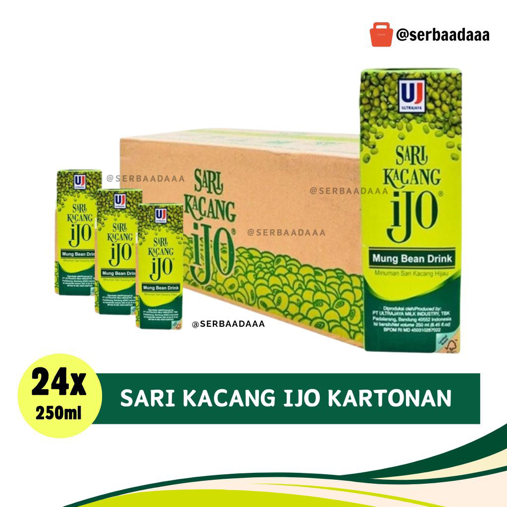 

Ultra Sari Kacang Ijo 250ml 1 Dus Isi 24 Pcs