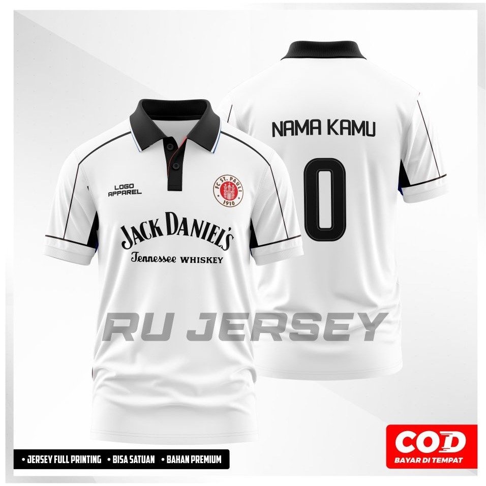 Jersey ST. Pauli 1999 away full printing